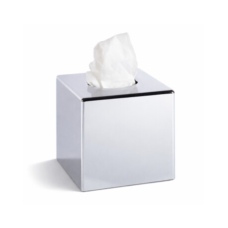 Dispenser za higienske robčke – kockast / ABS, krom #1
