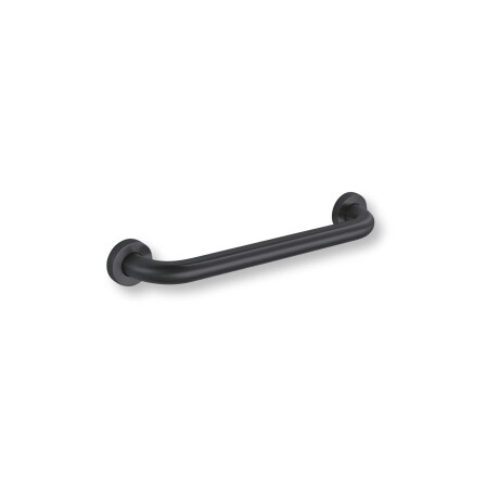 Opora za osebe s posebnimi potrebami, Ø32, ravna, STANDARD – 40 cm / nerjaveče jeklo, mat črna #1