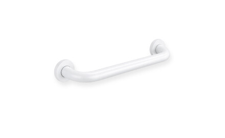 Opora za osebe s posebnimi potrebami, Ø32, ravna, STANDARD – 40 cm / mat bela