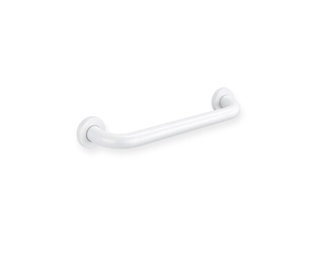 Opora za osebe s posebnimi potrebami, Ø32, ravna, STANDARD – 40 cm / mat bela