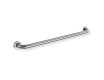Opora za osebe z invalidnostjo, Ø32, ravna, STANDARD – 80 cm / brušena jekla