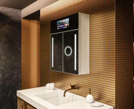 Smart LED osvetljena ogledalna omarica - L02 Sarah 66,5 x 72cm