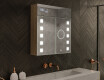 LED osvetljena ogledalna omarica - L03 Emily 66,5 x 72cm