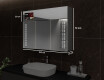 Smart LED osvetljena ogledalna omarica - L55 Sarah 100 x 72cm #3