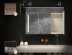 LED osvetljena ogledalna omarica - L02 Emily 100 x 72cm #6