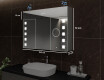 LED osvetljena ogledalna omarica - L03 Emily 100 x 72cm #2