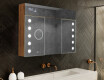 LED osvetljena ogledalna omarica - L06 Emily 100 x 72cm