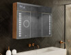 LED osvetljena ogledalna omarica - L55 Emily 100 x 72cm