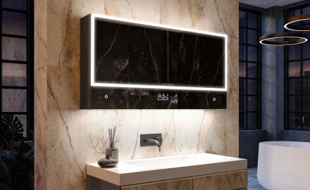 LED kopalniška omarica Lily - 2-vratna 100 x 72,5 cm
