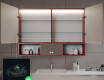 LED kopalniška omarica Emma - 2 vrata 100 x 72 cm #9