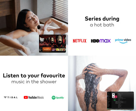 Oblikovalsko osvetljeno LED kopalniško ogledalo L147 #4